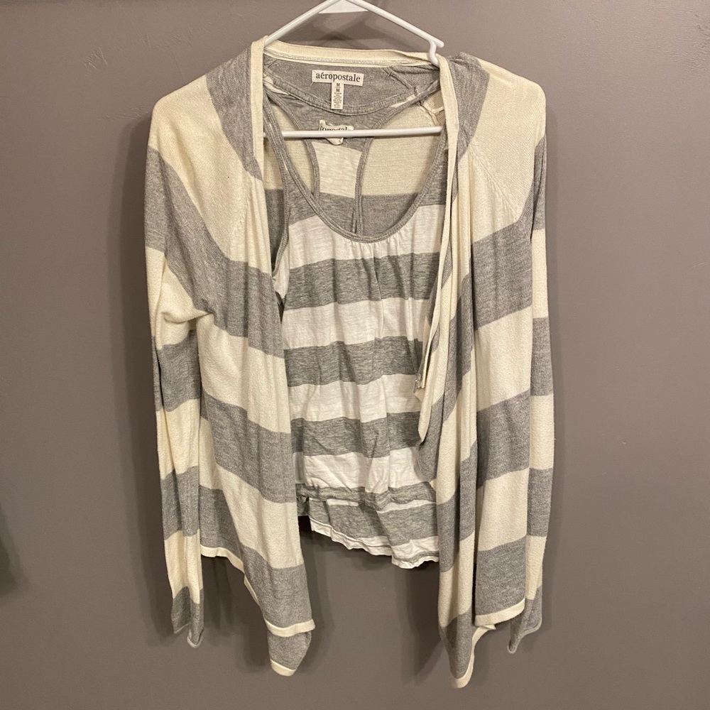 Tank top/Cardigan combo